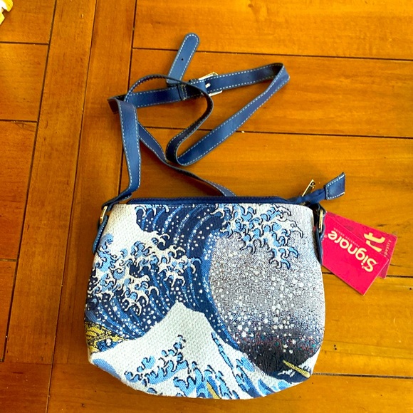 Borsa Tote Piatta Signare Con Design William Morris – Bourne – Unica